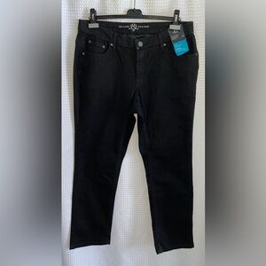 Reitmans LOVE&LEGEND all over stretch sculpting Curvy black jeans size‎ 14p NWT